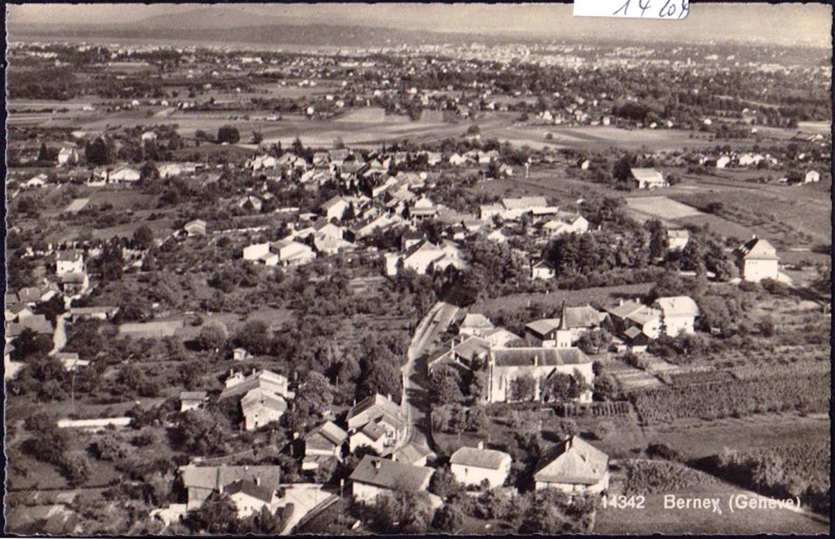 Panorama du Bernex, vers 1950