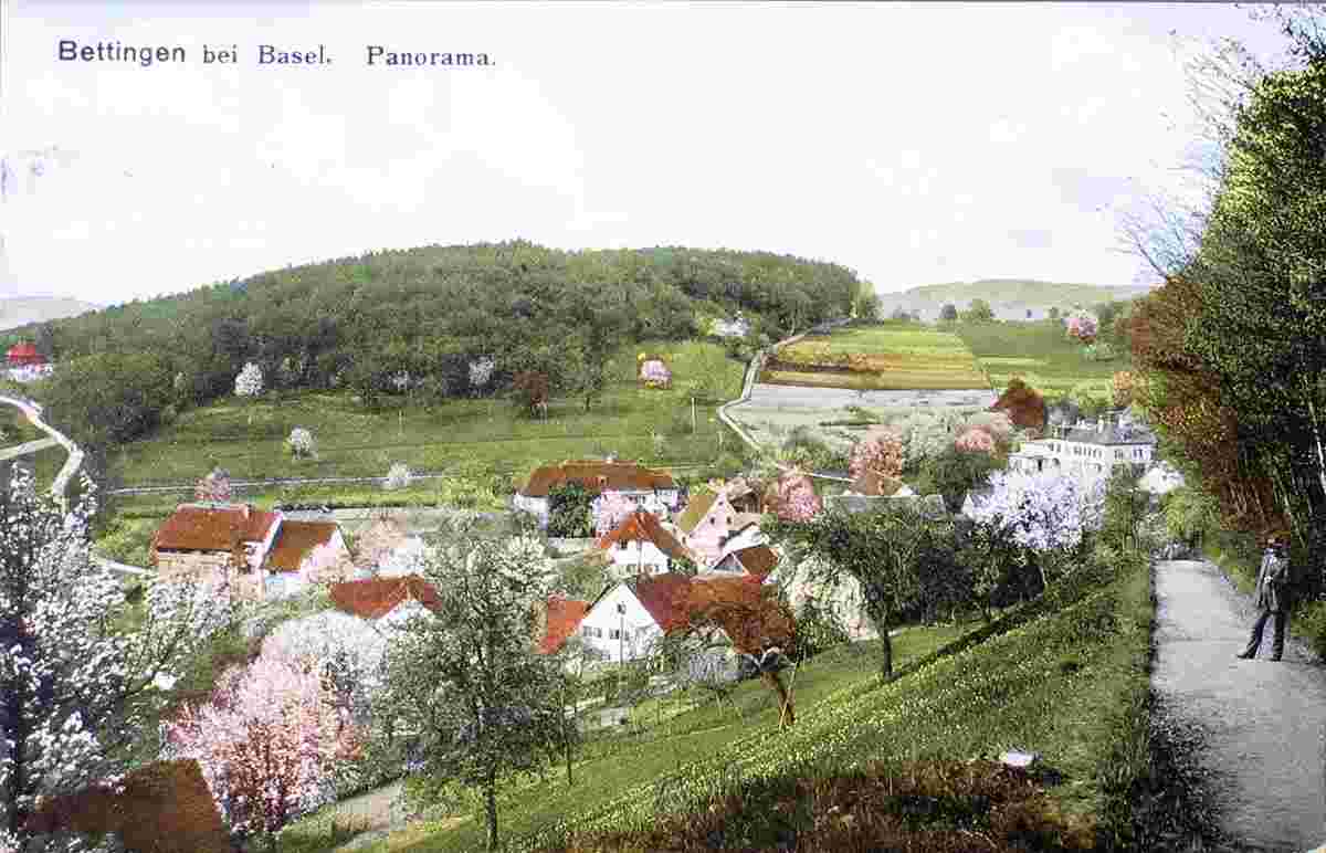 Blick von Bettingen, 1915