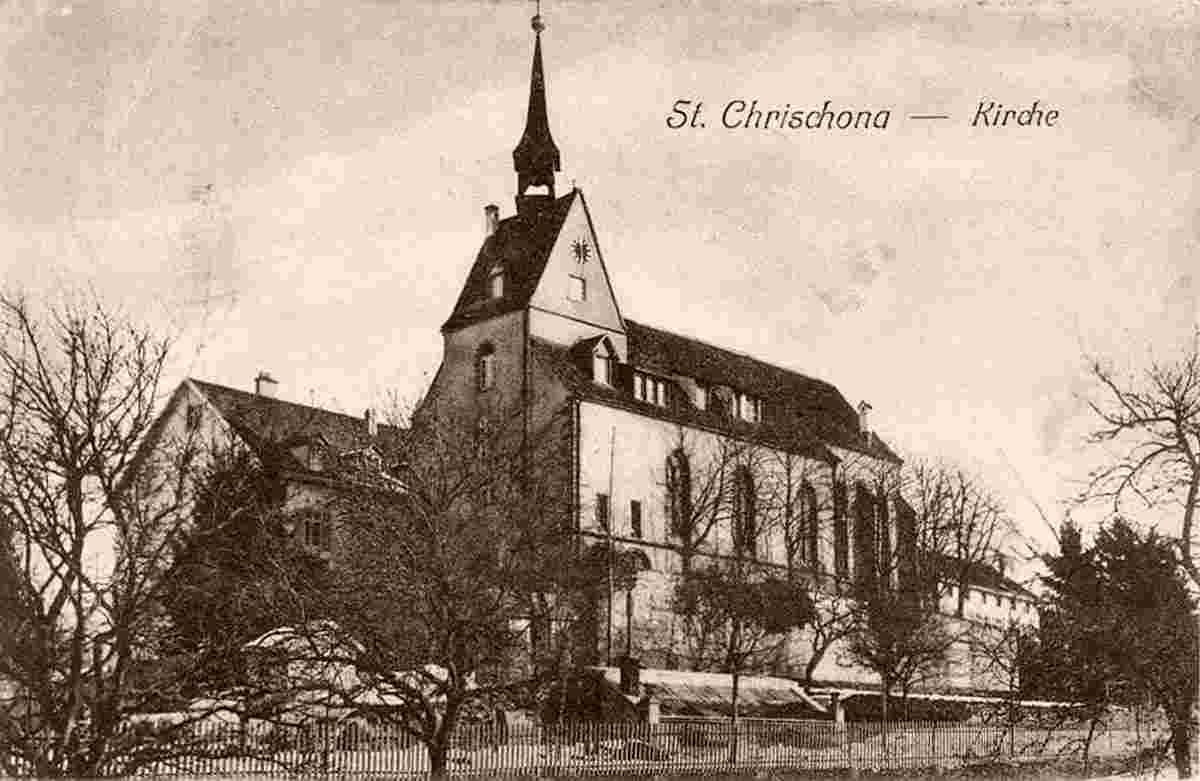 Bettingen. Sankt Chrischona Kirche, 1913