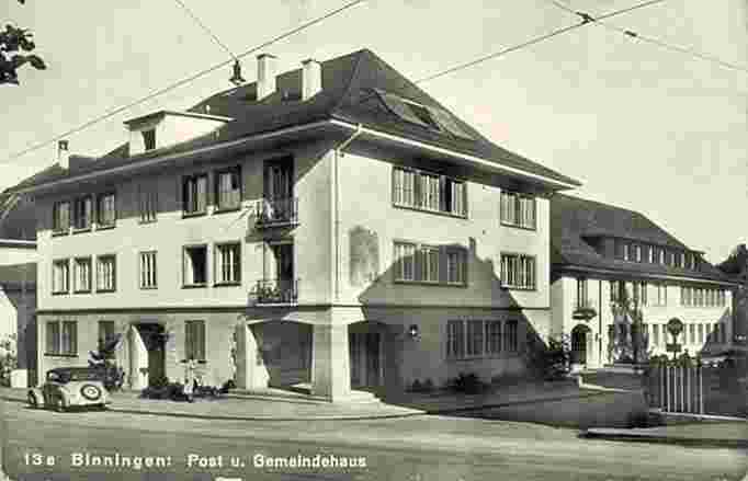 Binningen. Post und Gemeindehhaus