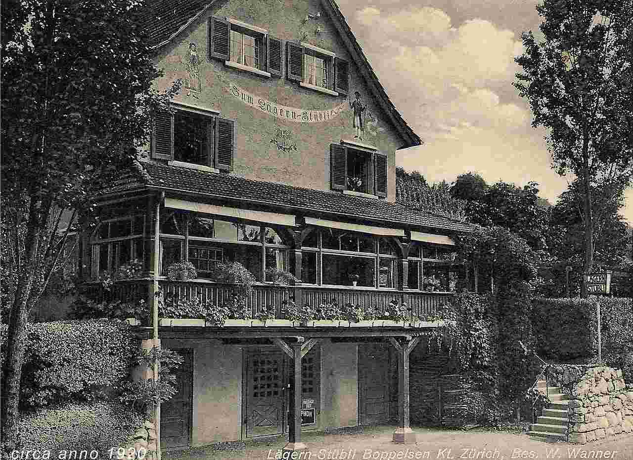 Boppelsen. Restaurant zum Lägernstübli, 1920
