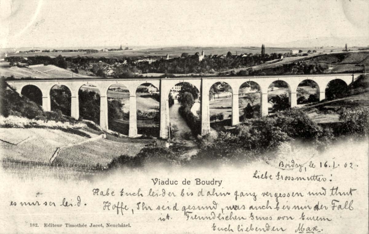 Viaduc de Boudry, 1902
