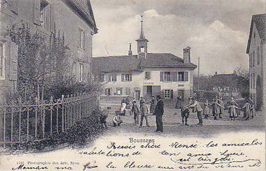 Boussens VD. Panorama du village