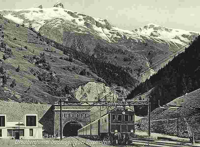 Brig-Glis. Der Lötschbergtunnel