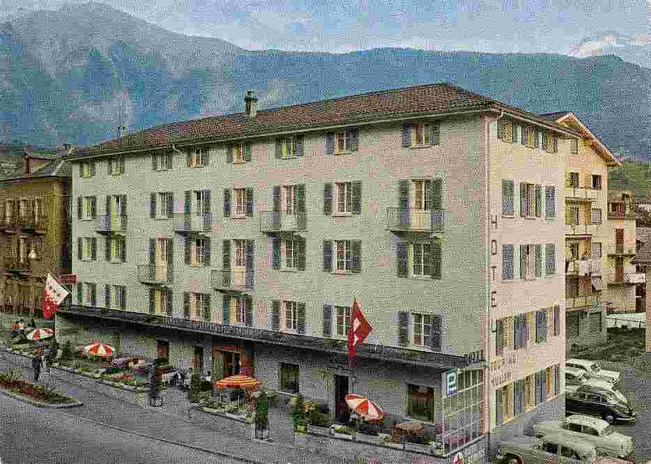 Brig-Glis. Hotel 'Touring-Müller', 1960