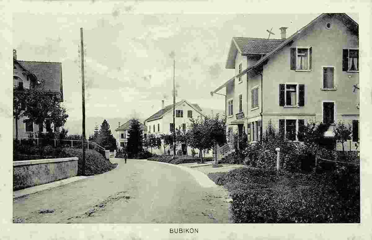 Bubikon. Dorfstraße, 1916