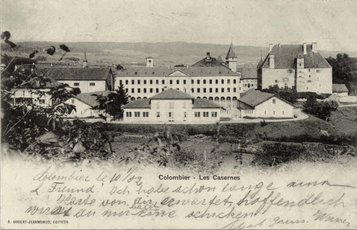 Colombier - Les Casernes, 1902