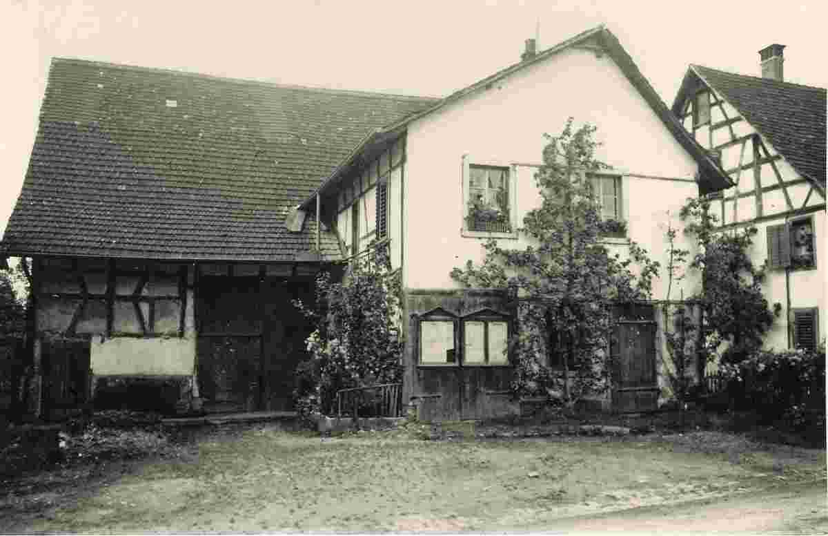 Dachsen. Küferei (heute Werkhof), um 1910