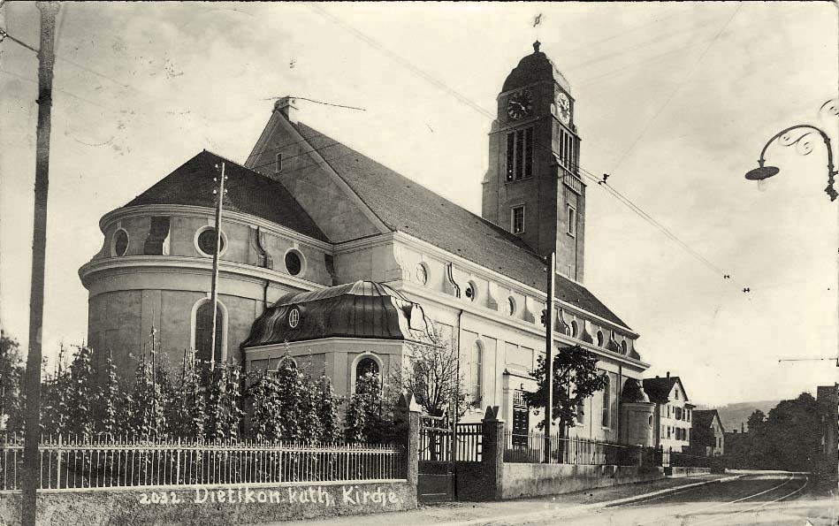 Dietikon. Katholisches Kirche, 1917
