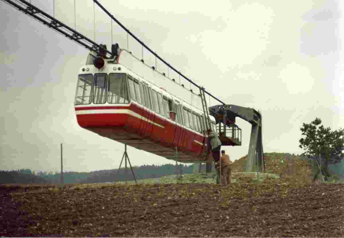 Dietlikon. Aerobus, Test Installation in Dietlikon, 1974