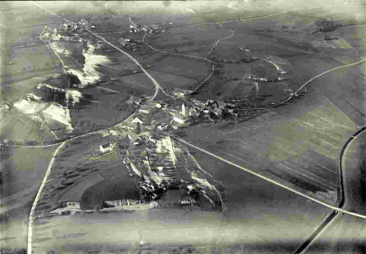 Dinhard. Panorama von Dinhard, 1923