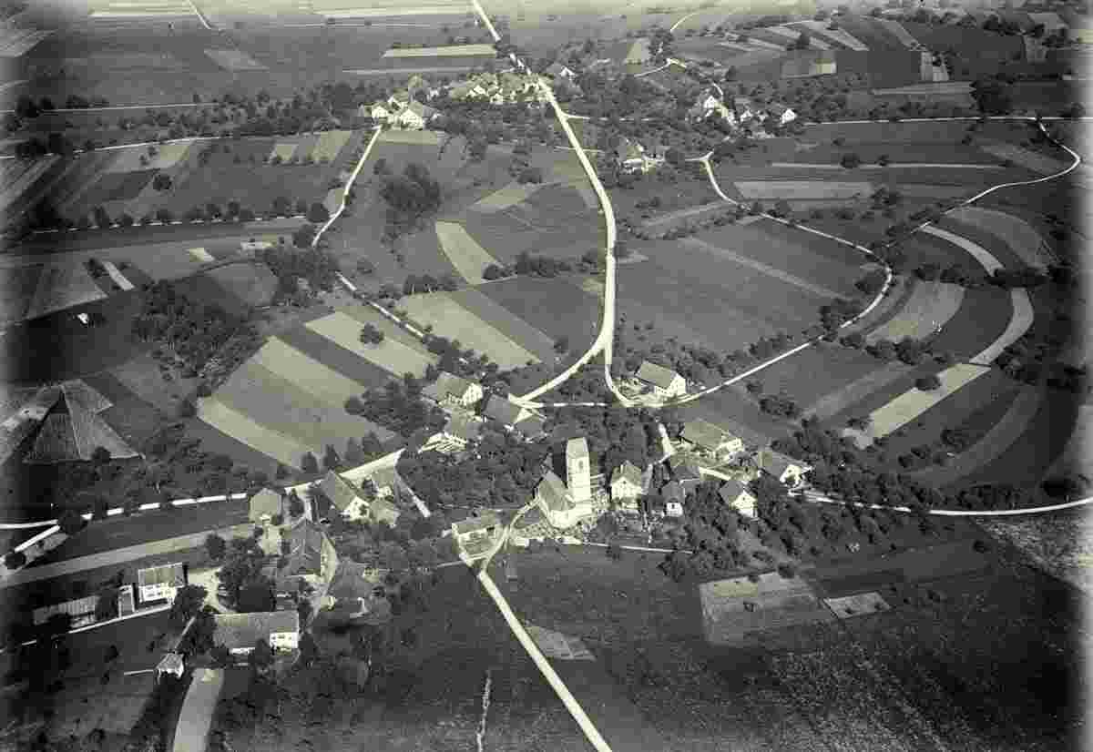 Dinhard. Panorama von Dinhard, 1924