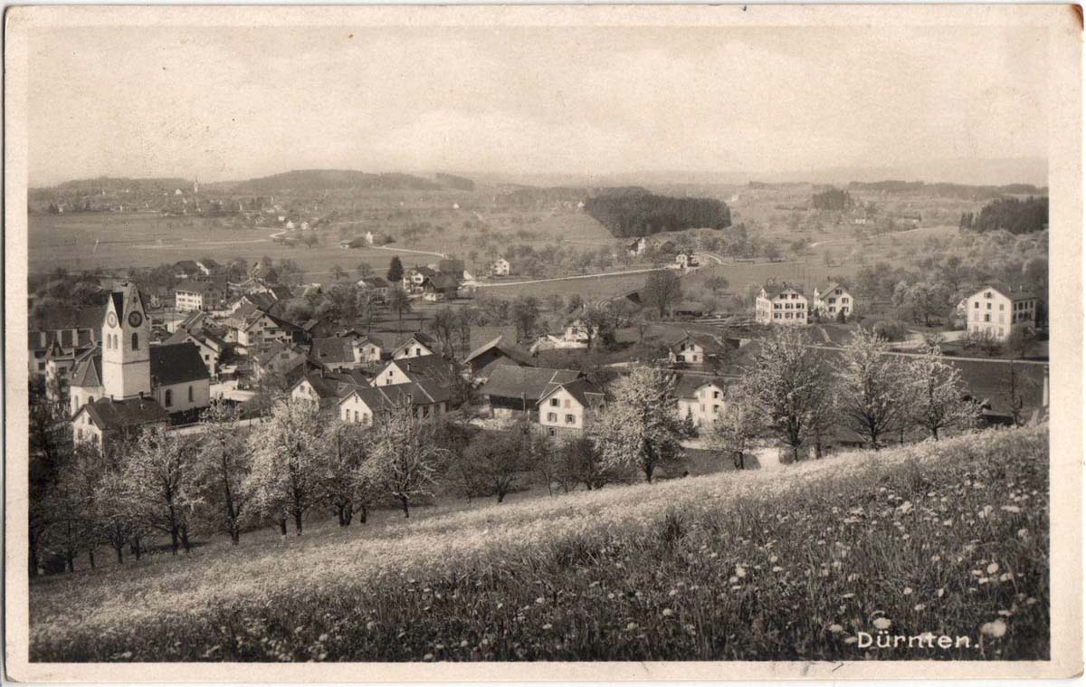 Panorama von Dürnten, 1928