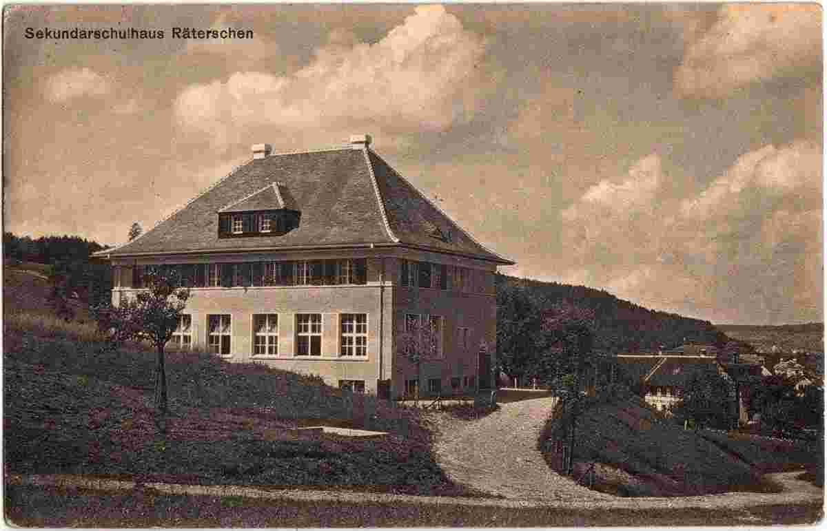 Elsau. Räterschen - Sekundarschulhaus, 1919
