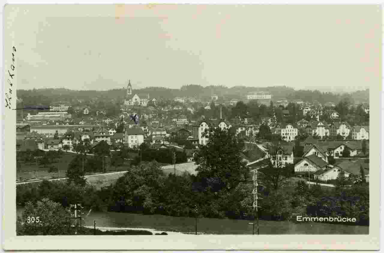 Emmen. Panorama der Stadt