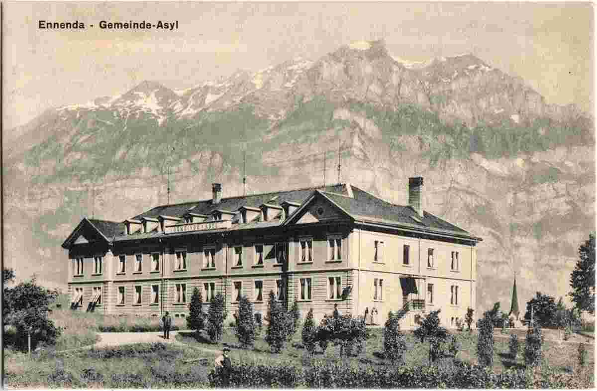 Ennenda. Gemeinde-Asyl, 1911