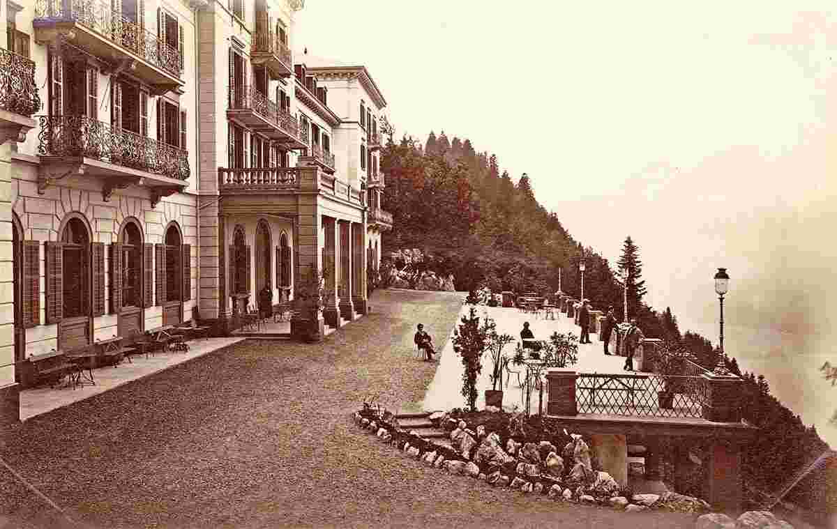 Ennetbürgen. Bürgenstock - Grand Hotel Palace, nach 1888