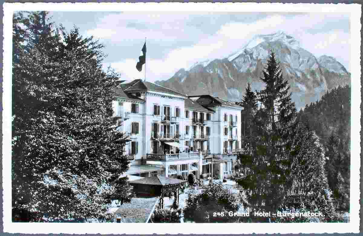 Ennetbürgen. Bürgenstock - Grand Hotel Palace, 1946