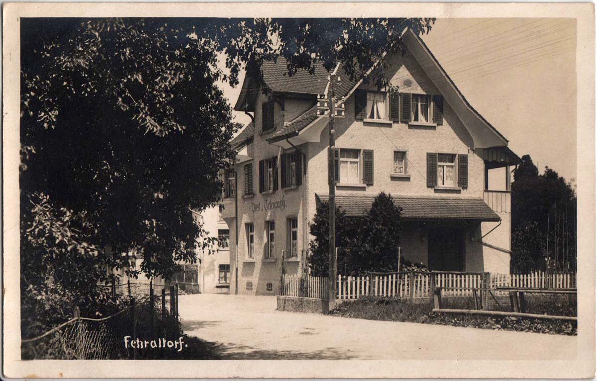 Fehraltorf. Post und Telegraph, 1923