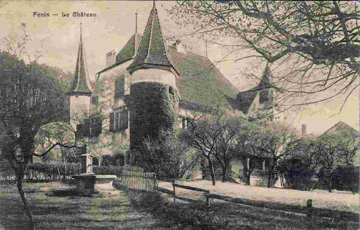Val-de-Ruz. Château de Fenin, 1907
