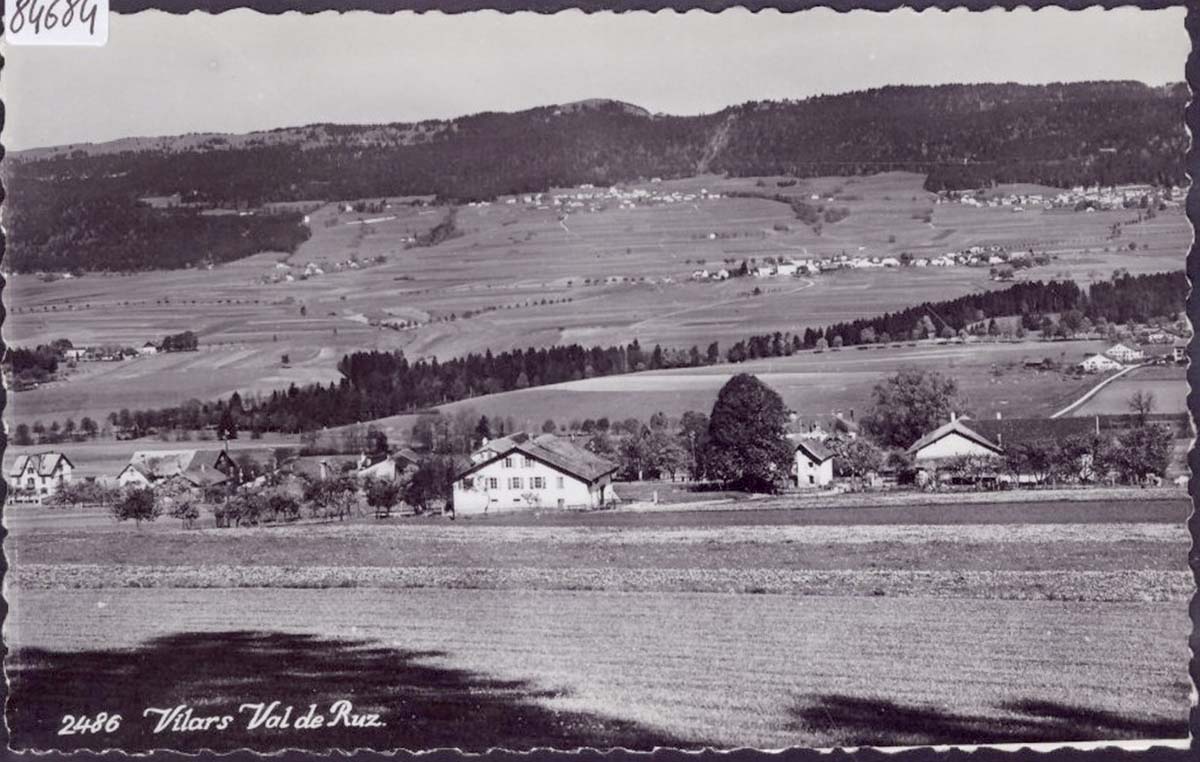 Fenin-Vilars-Saules. Panorama du Vilars