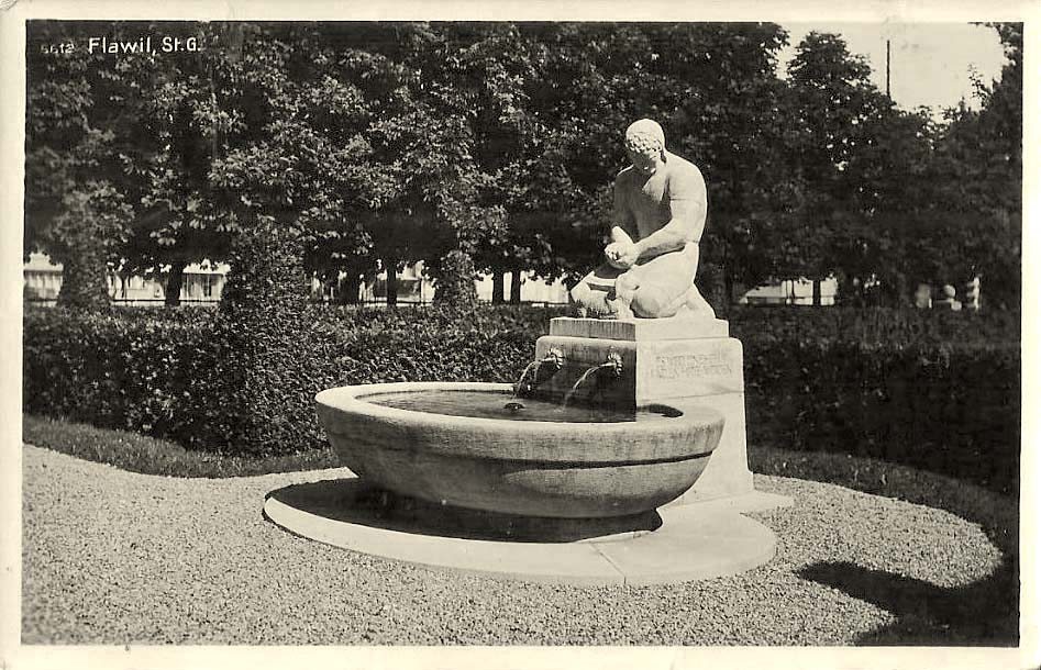 Flawil. Brunnen, 1935