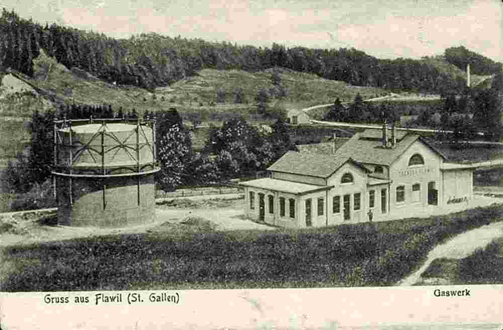 Flawil. Gaswerk, 1919