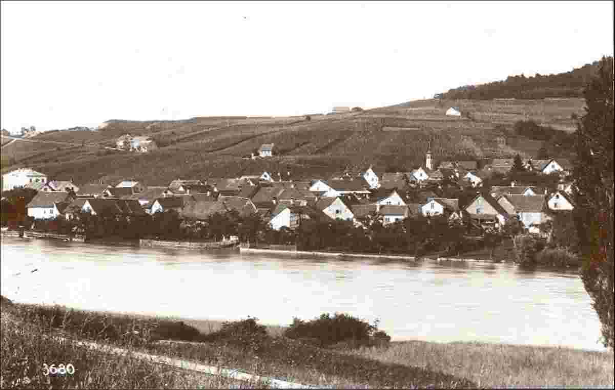 Blick auf Flurlingen, 1880