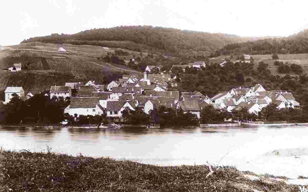 Blick auf Flurlingen, 1909