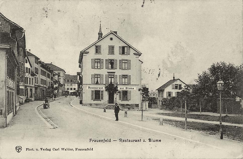 Frauenfeld. Restaurant zur Blume, 1907