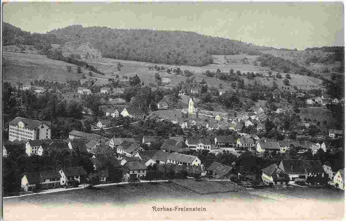 Freienstein-Teufen. Blick auf Rorbas, 1912