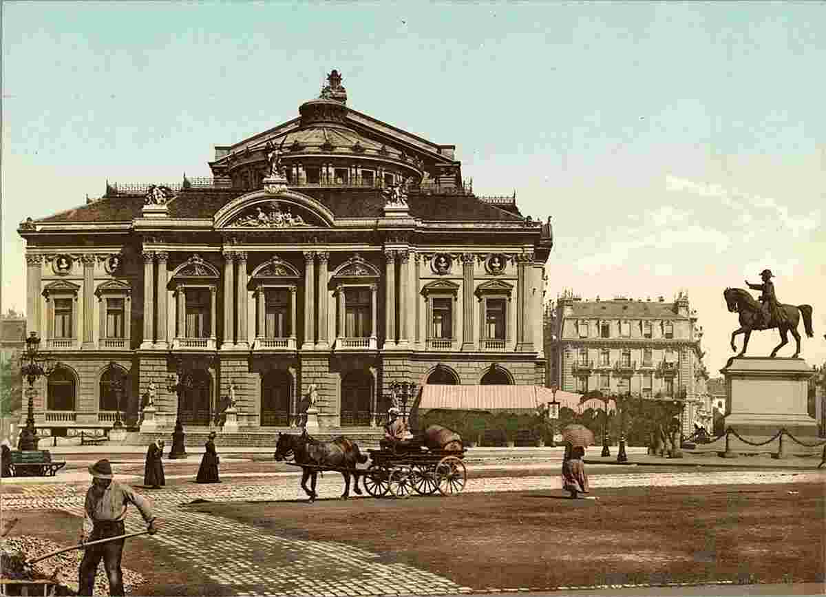 Genève. Le Théâtre, vers 1890