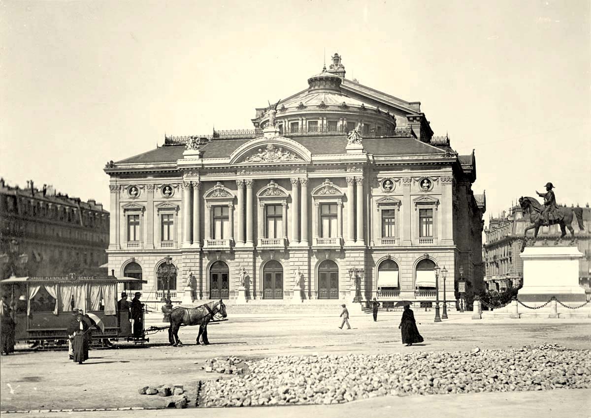 Genf (Genève). Place de Neuve, 1889