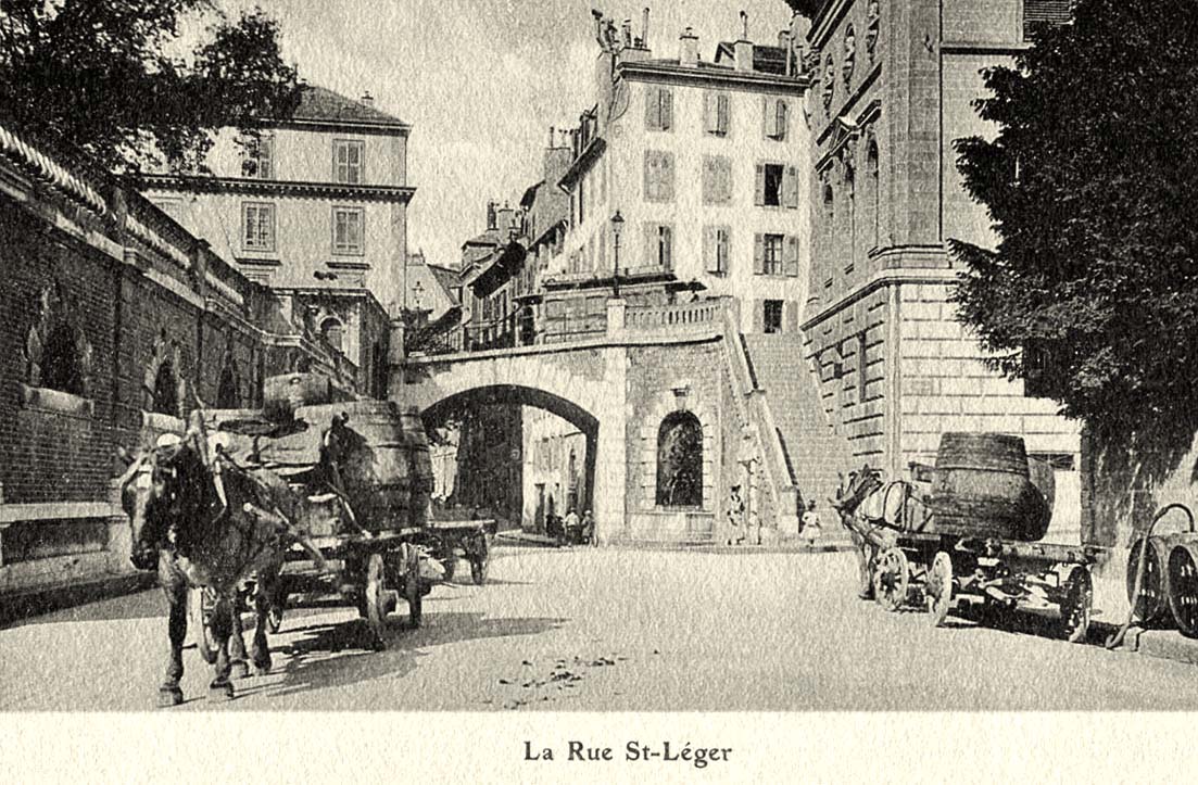 Genf (Genève). Rue Saint-Léger, 1900-1905