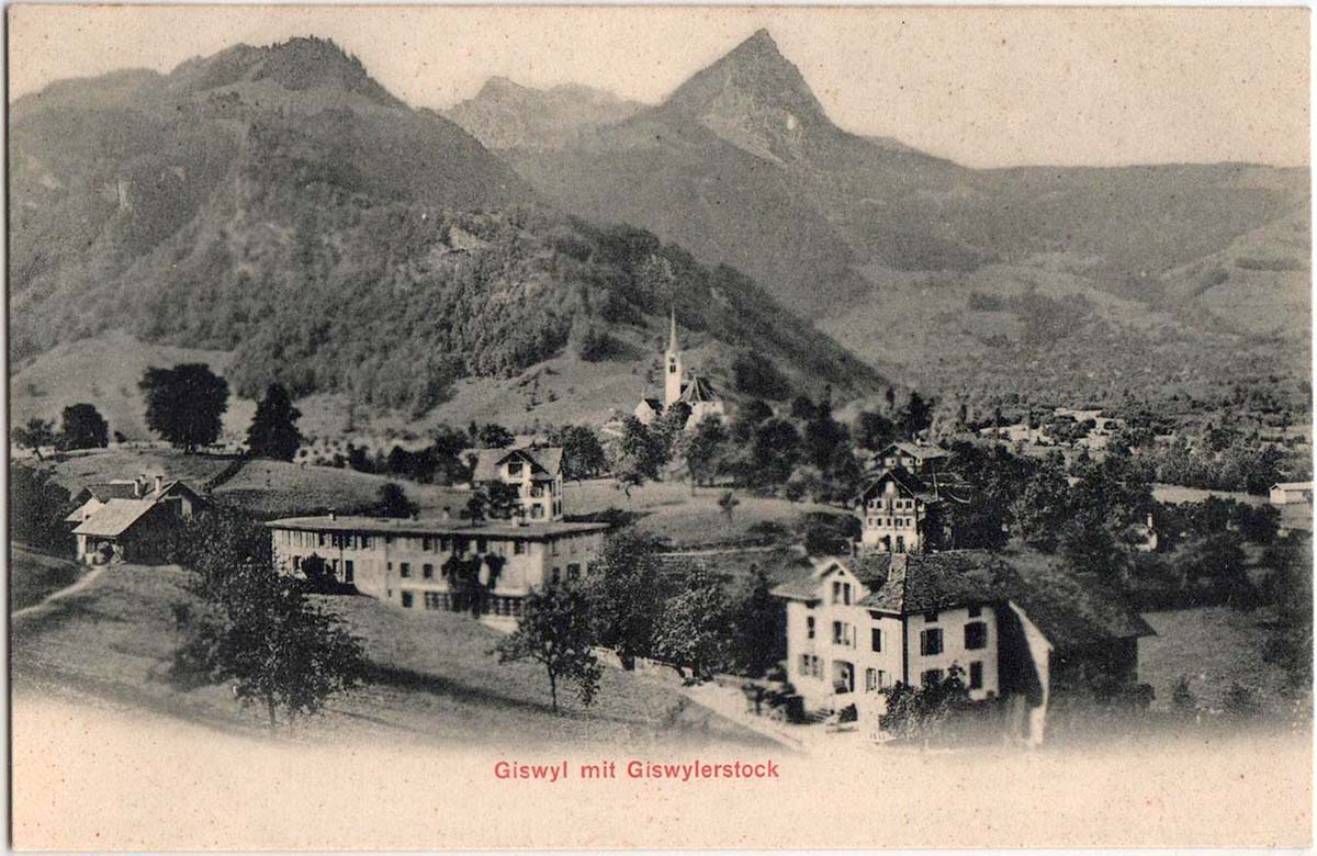 Giswil mit Giswilerstock, 1900