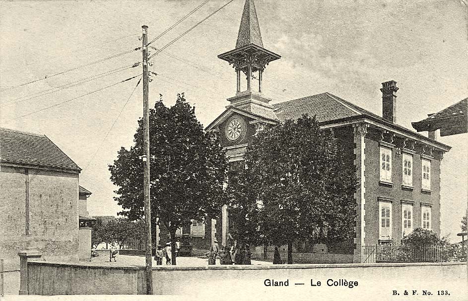 Gland. Le Collège, 1905