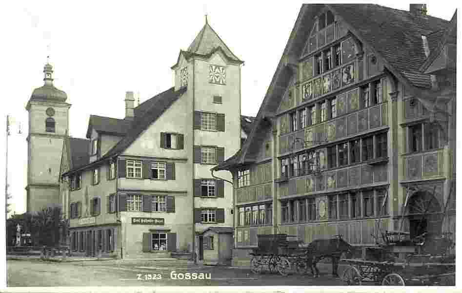 Gossau. Teilansicht, 1924