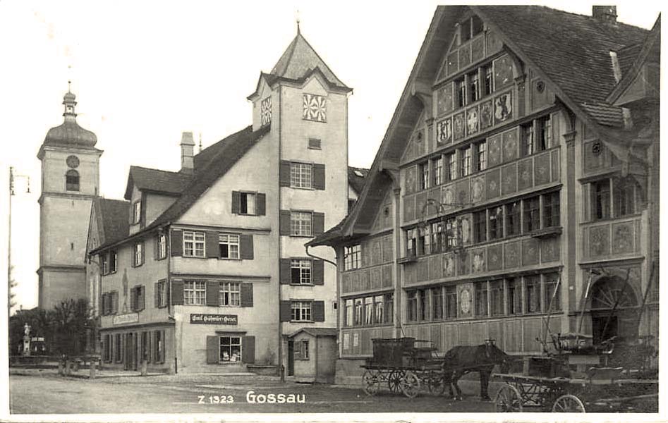 Gossau SG. Teilansicht, 1924