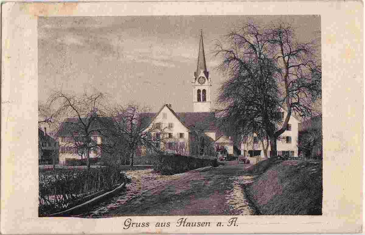 Hausen am Albis. Kirche, 1913