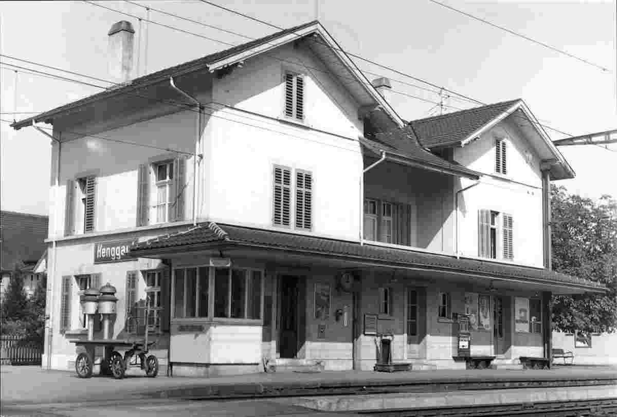 Henggart. Bahnhof, 1964