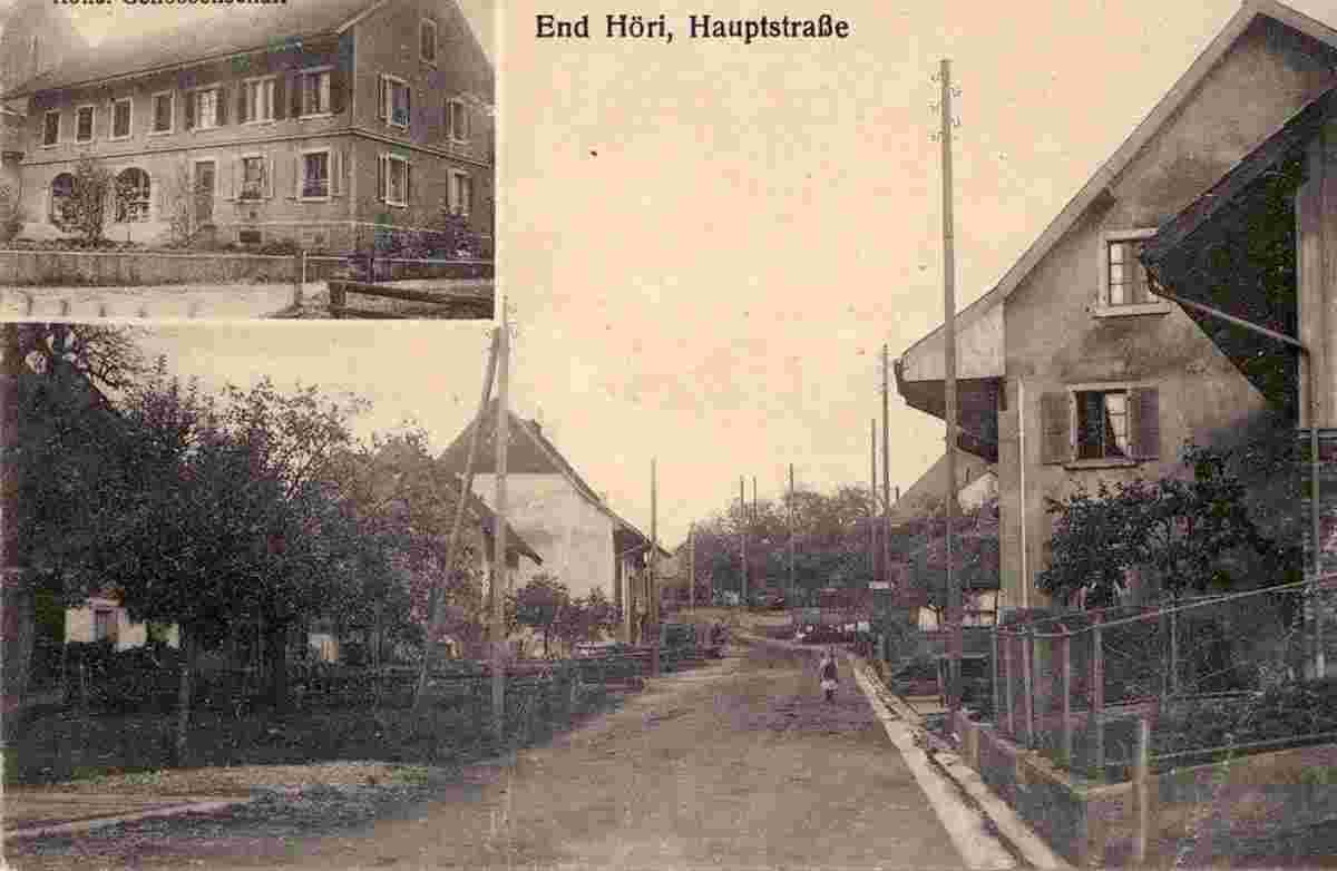 Höri. Endhöri - Hauptstrasse, 1919