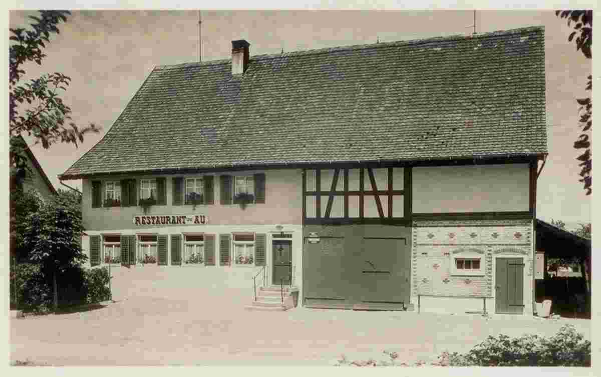 Höri. Endhöri - Restaurant zur Au, 1934