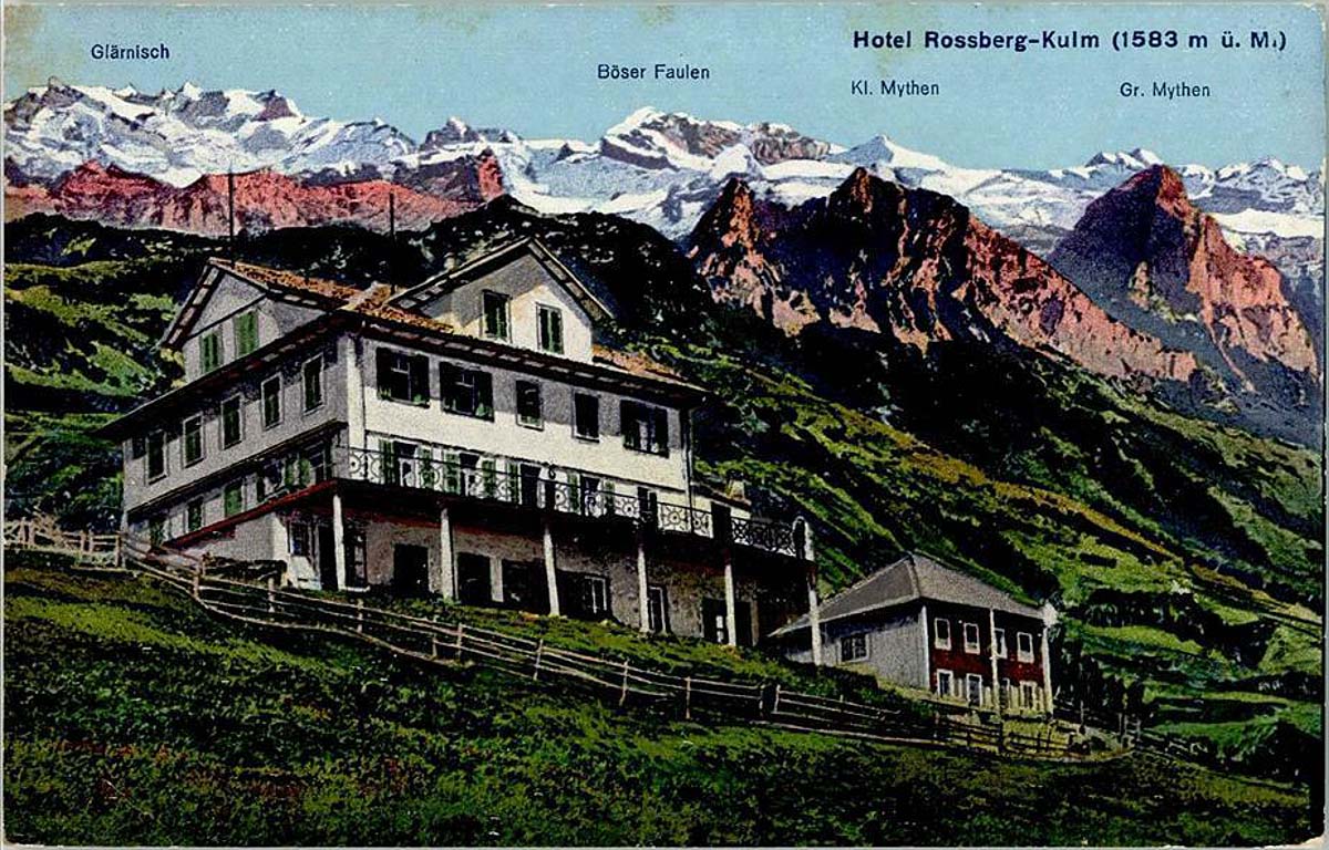 Hünenberg. Hotel Rossberg-Kulm