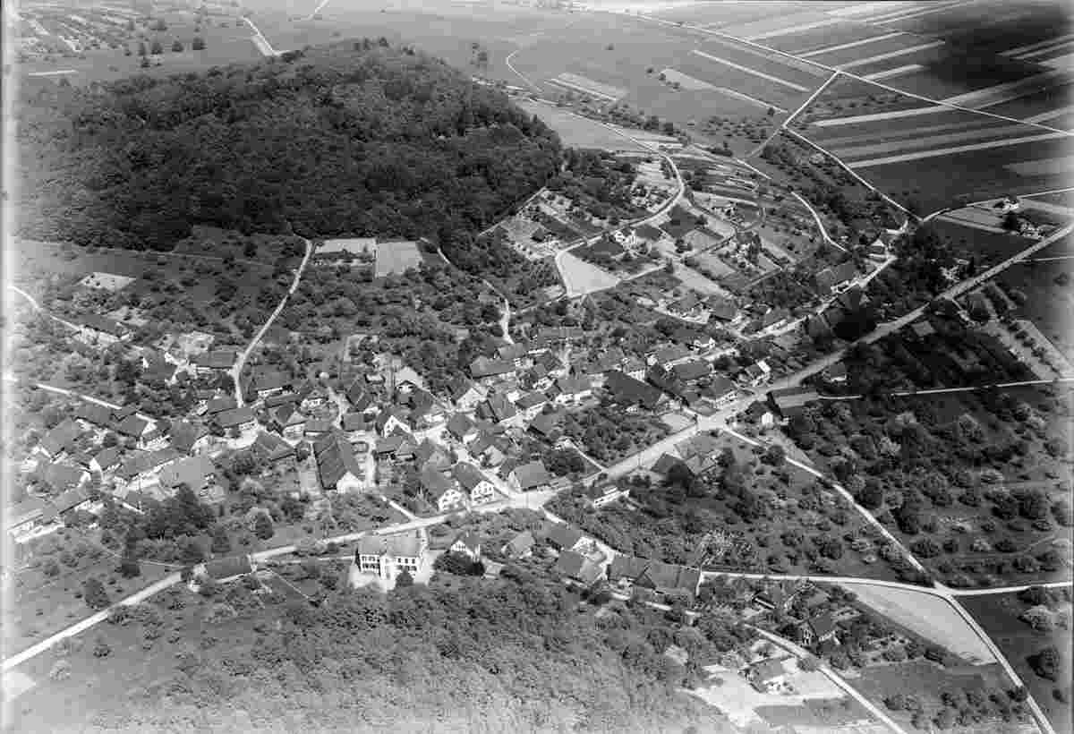 Blick auf Hüntwangen, 1948
