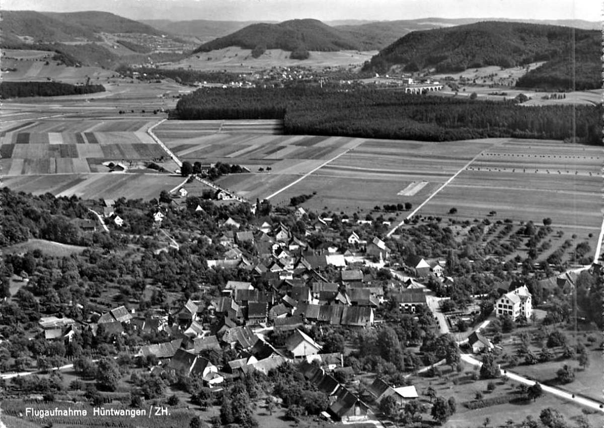 Blick auf Hüntwangen, 1964