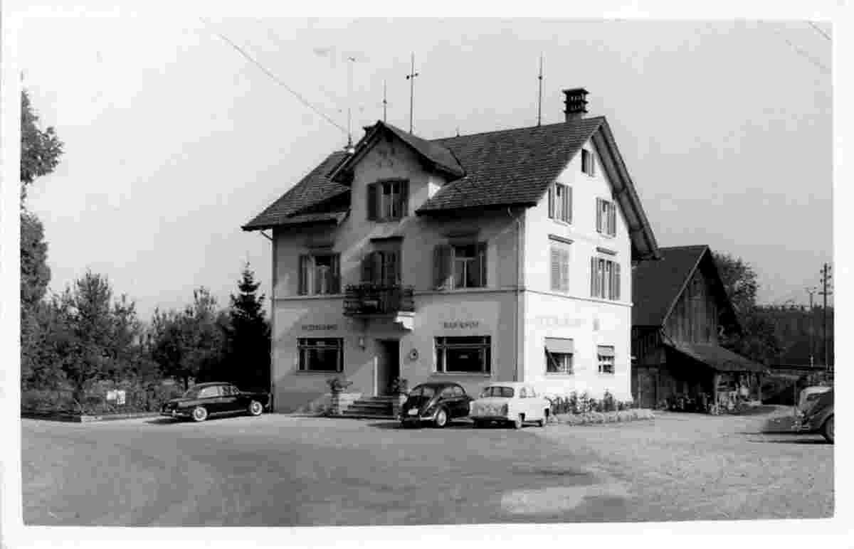 Hüntwangen. Restaurant Bahnhof, zwischen 1940 und 1965
