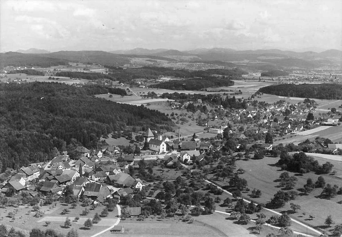 Illnau-Effretikon. Illnau, Panorama der Stadt