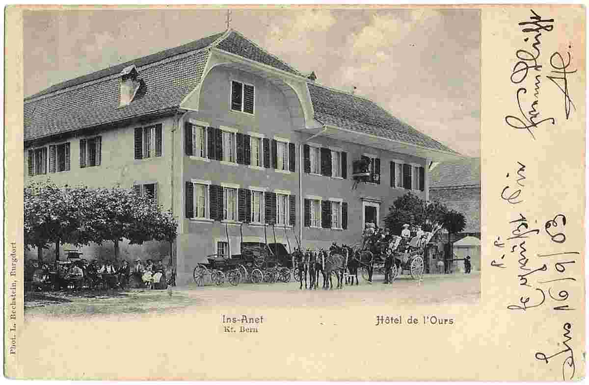 Ins. Hotel de l'Ours, 1903