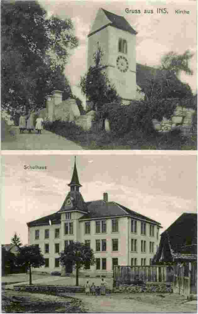 Ins. Kirche und Schulhaus