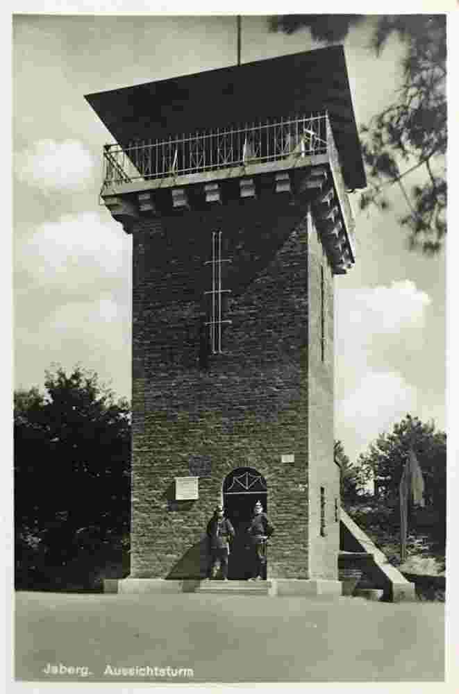 Jaberg. Aussichtsturm mit Wachen Typen, 1932